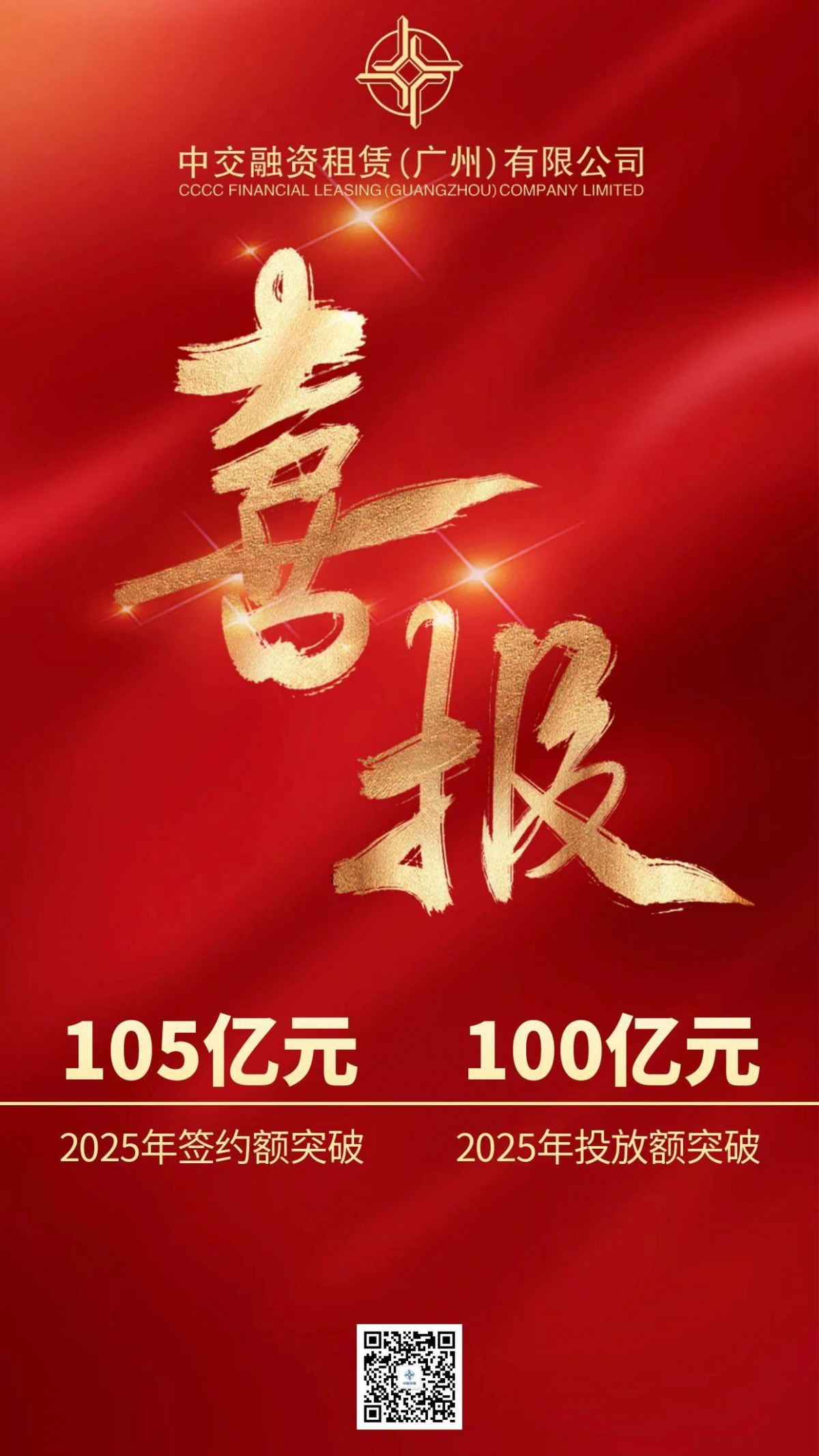 【会员动态】副会长单位中交租赁广州公司2025年签约投放额双双突破百亿元